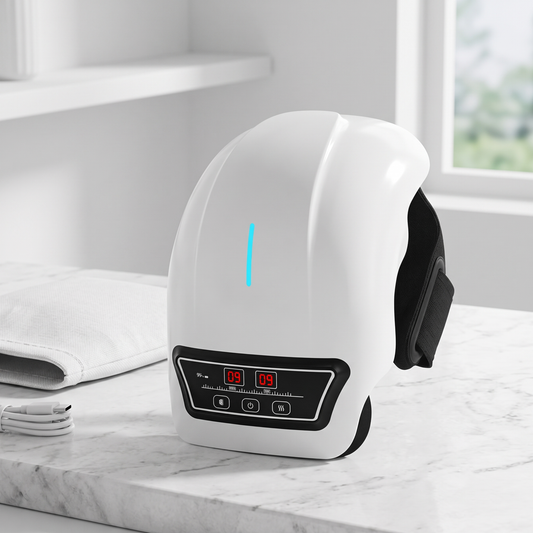 3D Smart Knee Massager with Infrared Heat & Remote EMS Pulse Therapy