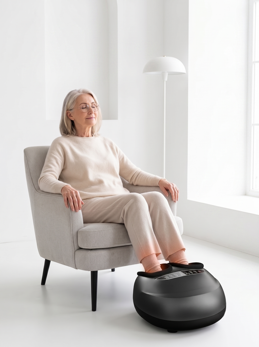 360° Air Compression & Deep Tissue Shiatsu Roller Machine with Heat