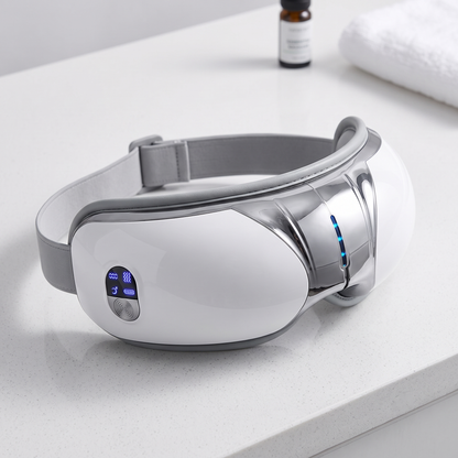 Smart Air-Compression Eye Massager with 42°C Soothing Heat & Bluetooth