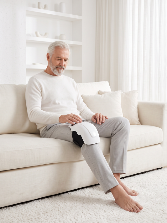3D Smart Knee Massager with Infrared Heat & Remote EMS Pulse Therapy