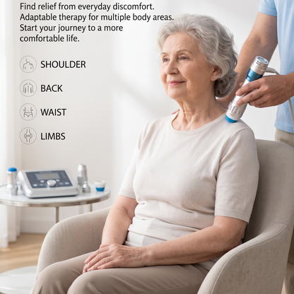 Professional Electromagnetic Shockwave Therapy Machine - for Joint & Muscle Recovery